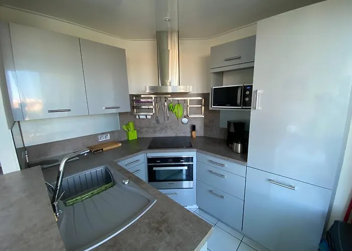 Daire T3 Avec Terrasse, Barbecue Et Parking - 300m Des Commerces, Devant - Fr-1-81-498