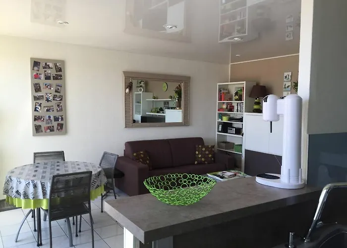 Daire T3 Avec Terrasse, Barbecue Et Parking - 300m Des Commerces, Devant - Fr-1-81-498