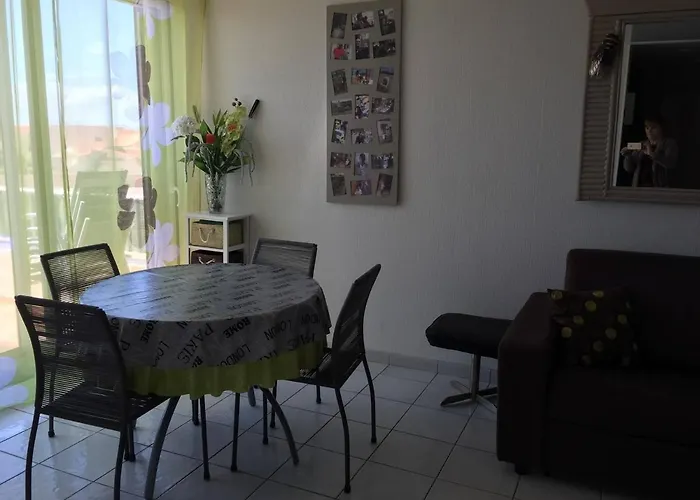T3 Avec Terrasse, Barbecue Et Parking - 300m Des Commerces, Devant - Fr-1-81-498 Daire Le Barcarès